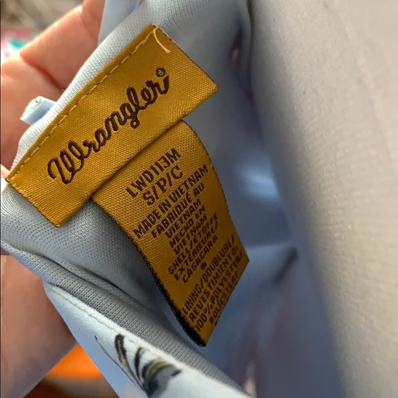 Retro Baby Blue Floral Dress - Picture 7 of 7